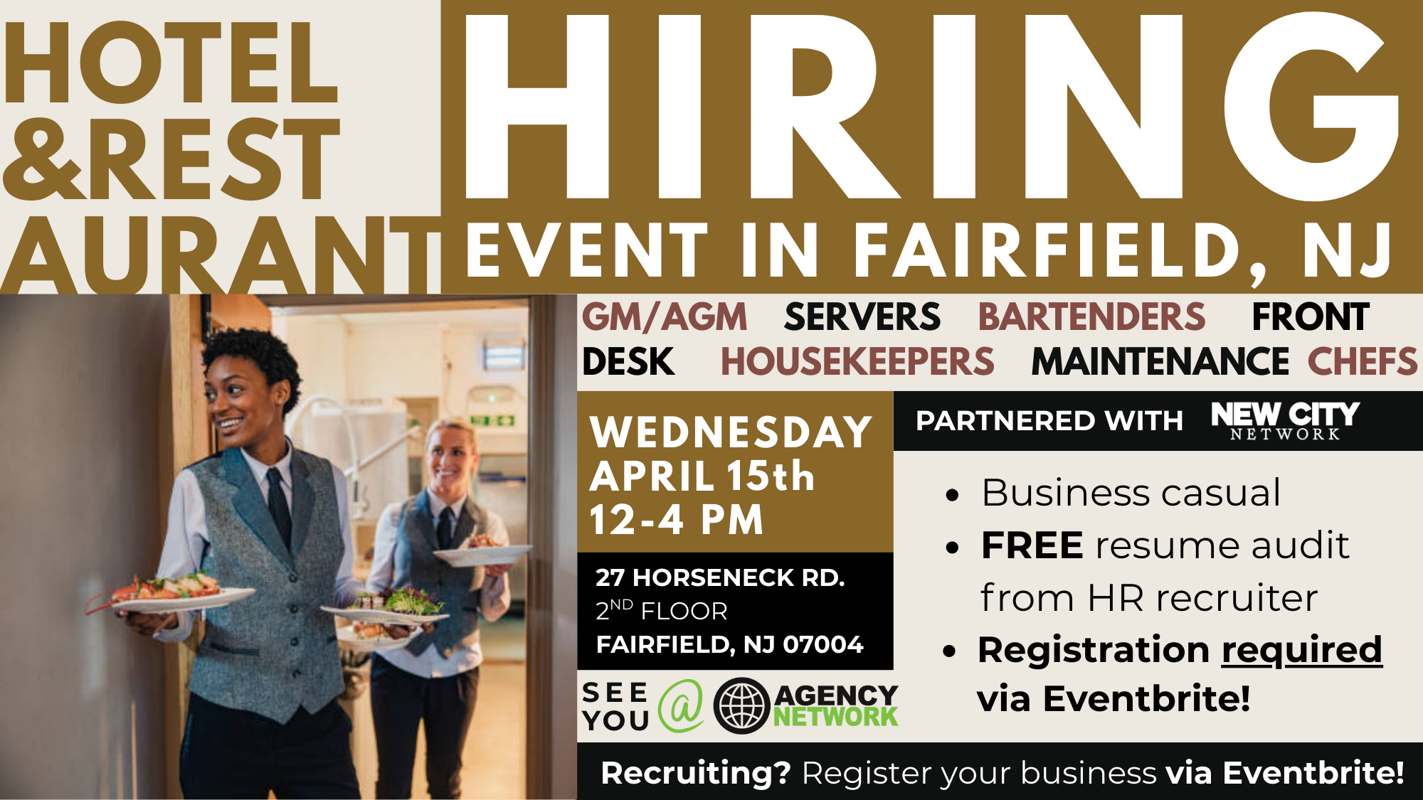 Hotel & Restaurant Hiring Event