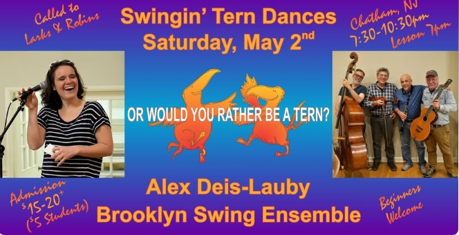 Swingin' Tern Contra Dances presents Alex Deis-Lauby and the Brooklyn Swing Ensemble