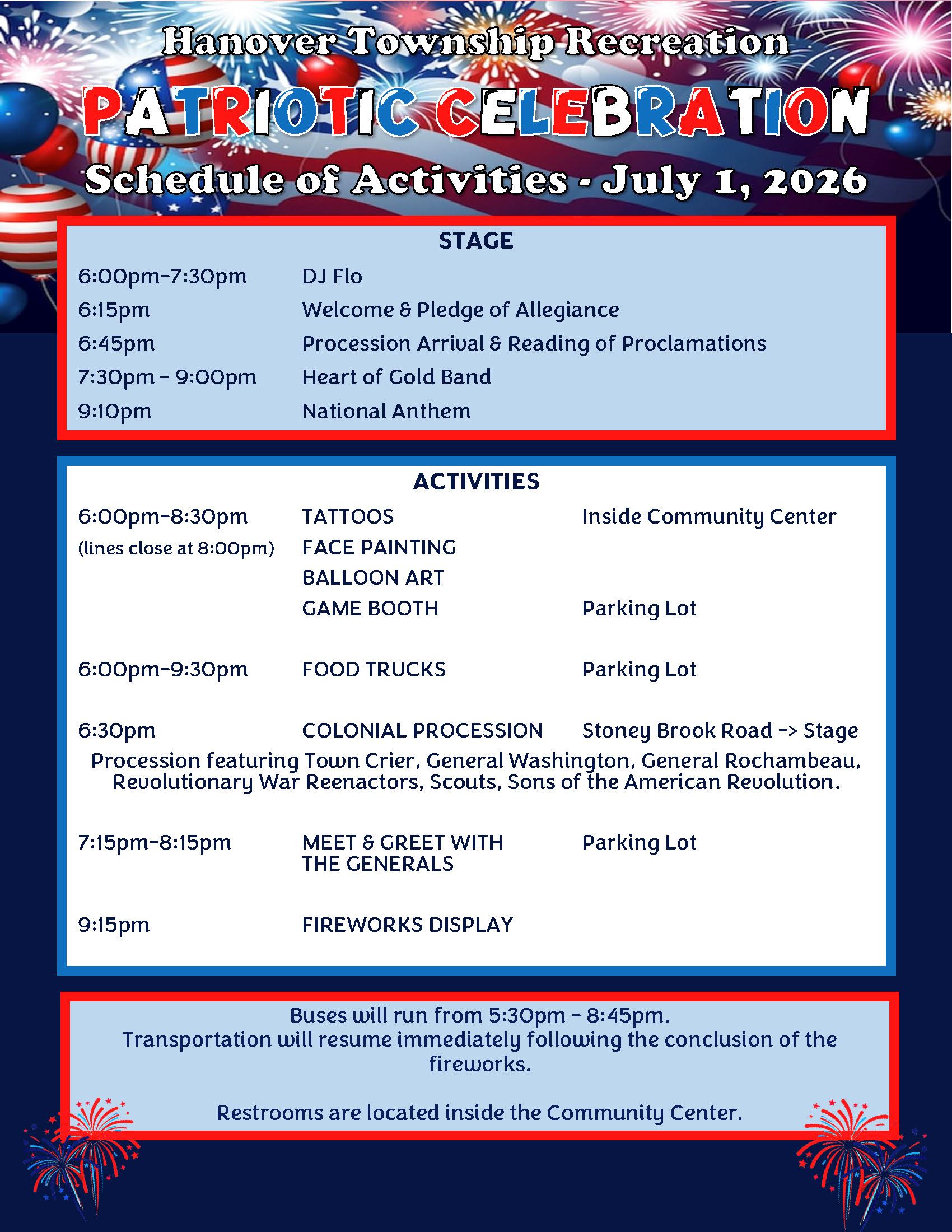 Hanover Township's Patriotic Celebration
