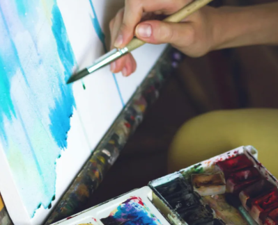 Plen Aire Painting with Raritan Waters