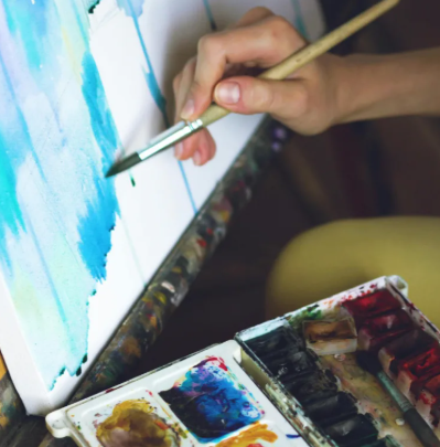 Plen Aire Painting with Raritan Waters