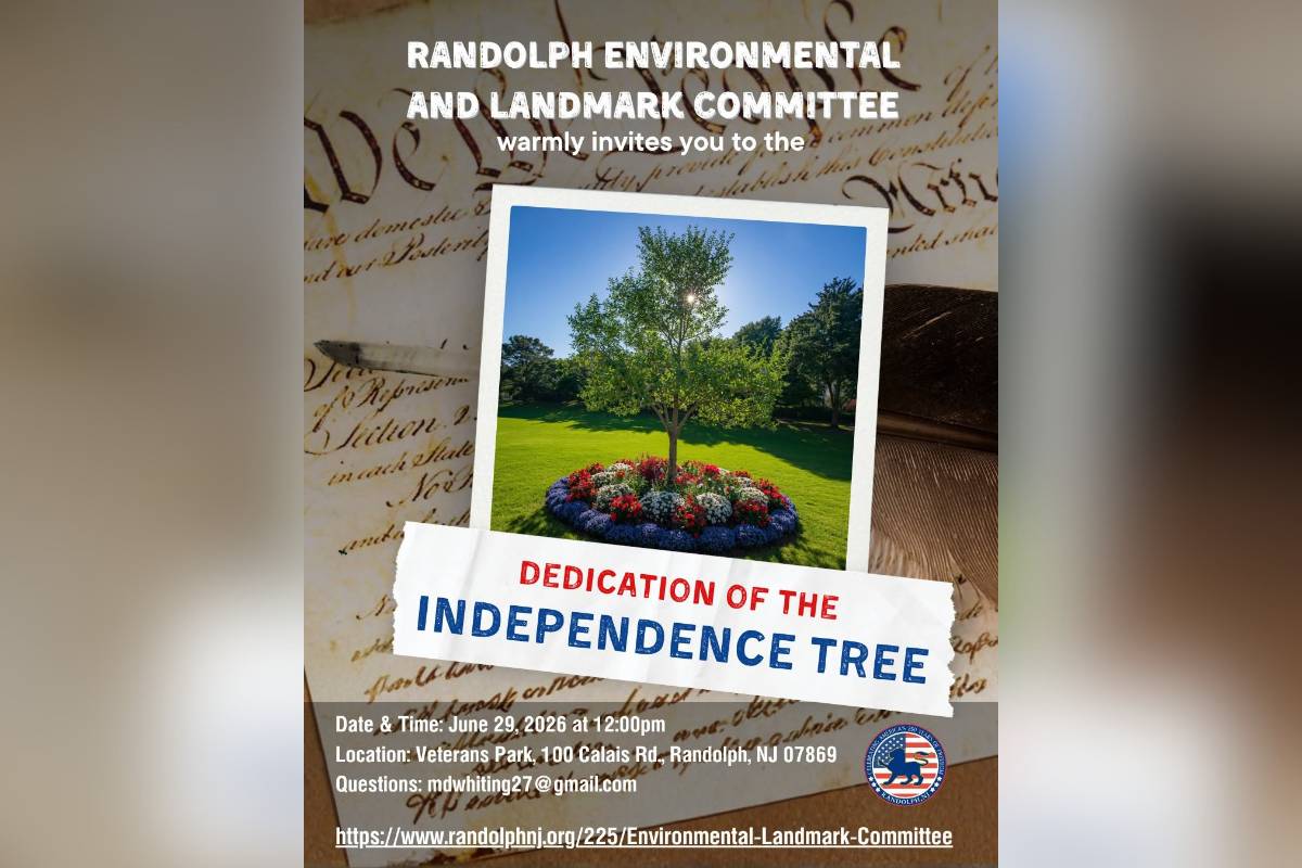 Randolph Township Independence Tree Dedication