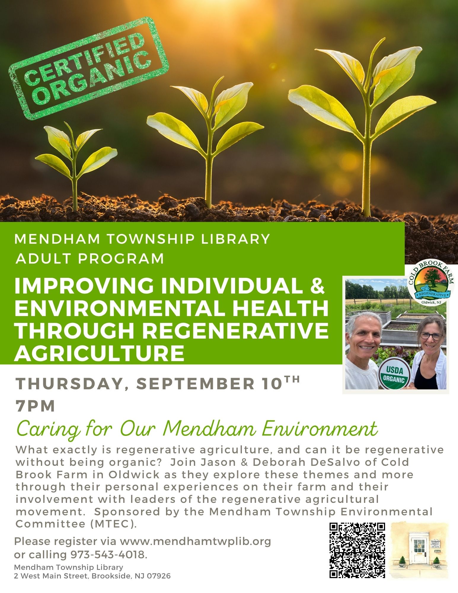 Improving Health Through Regenerative Agriculture