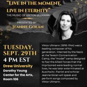 Live in the Moment, Live in Eternity, the Music of Viktor Ullmann