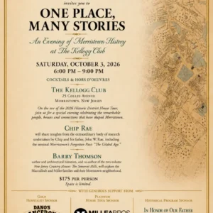 An Evening of Morristown History