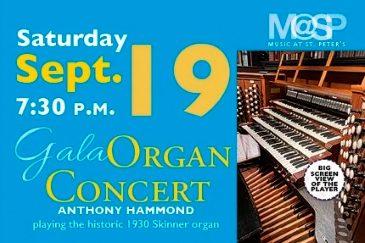 Gala Organ Concert Music at St. Peter's