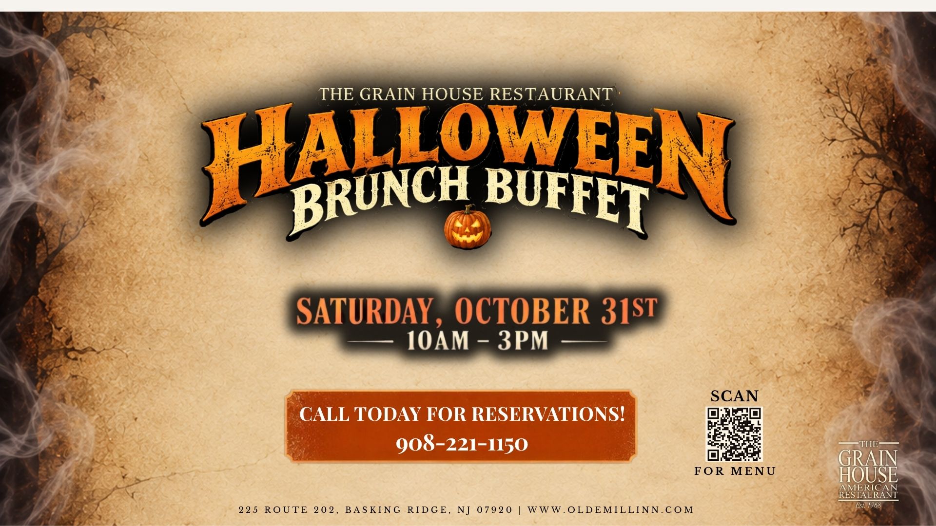 Halloween Brunch at the Grain House Restaurant
