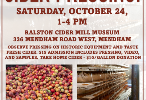 Cider Pressing at Ralston Cider Mill