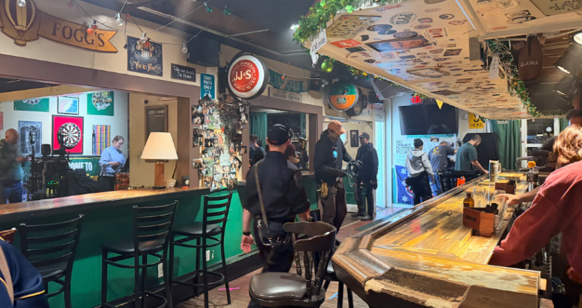 Tavern Off The Green Transformed for New Netflix Series Filming